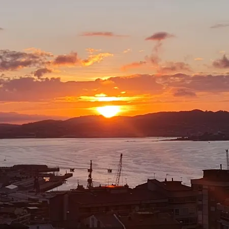 Fabuloso Apartamento Con Vistas A La Ria De Vigo Exterior foto