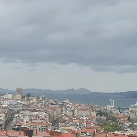 Fabuloso Apartamento Con Vistas A La Ria De Vigo Exterior foto